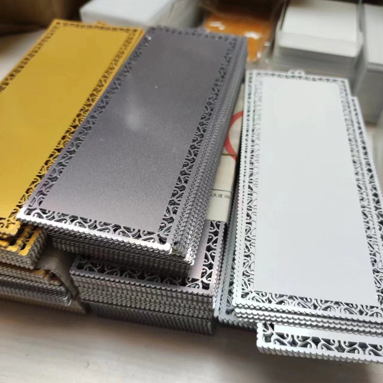 Puzzle Blank White - 100pcs Blank Sublimation Metal Bookmark DIY
