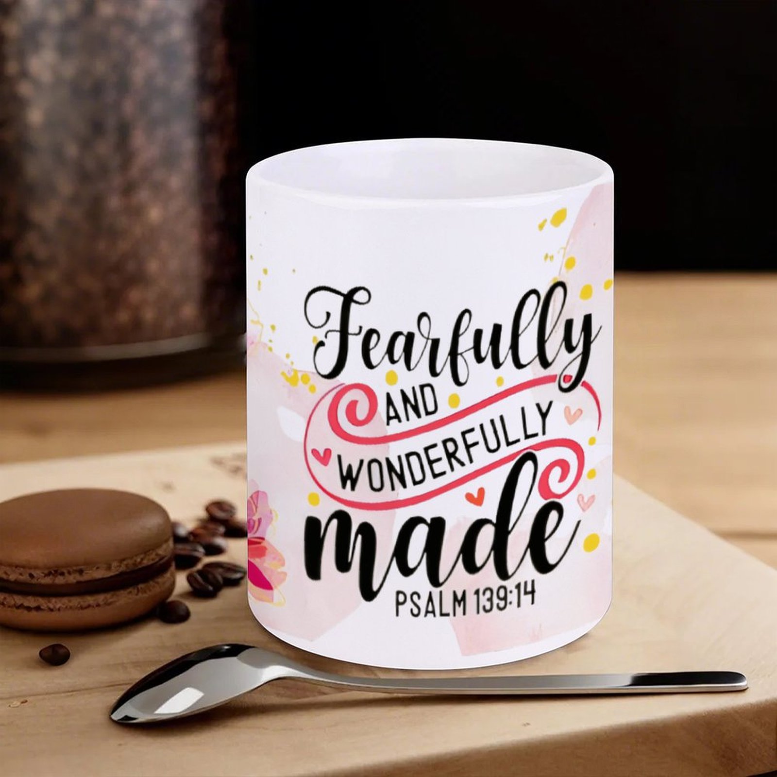 Fearfully And Wonderfully Made - Sublimation Mug White recensie en prijs