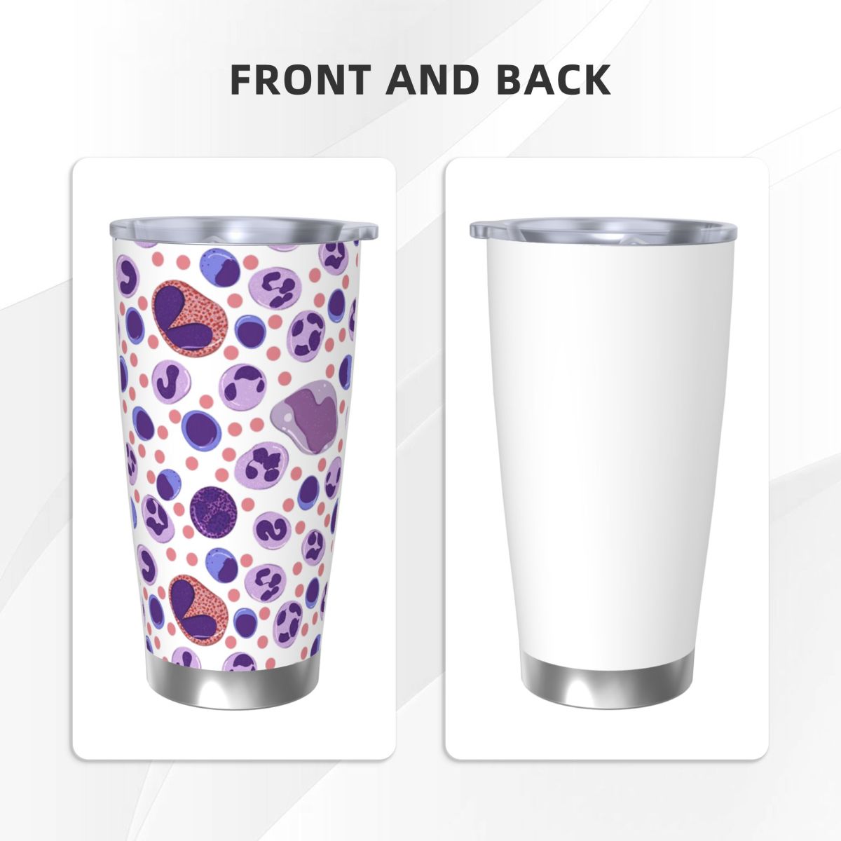 Large White Blood Cell Pattern - Tumbler 20Oz White recensie en prijs