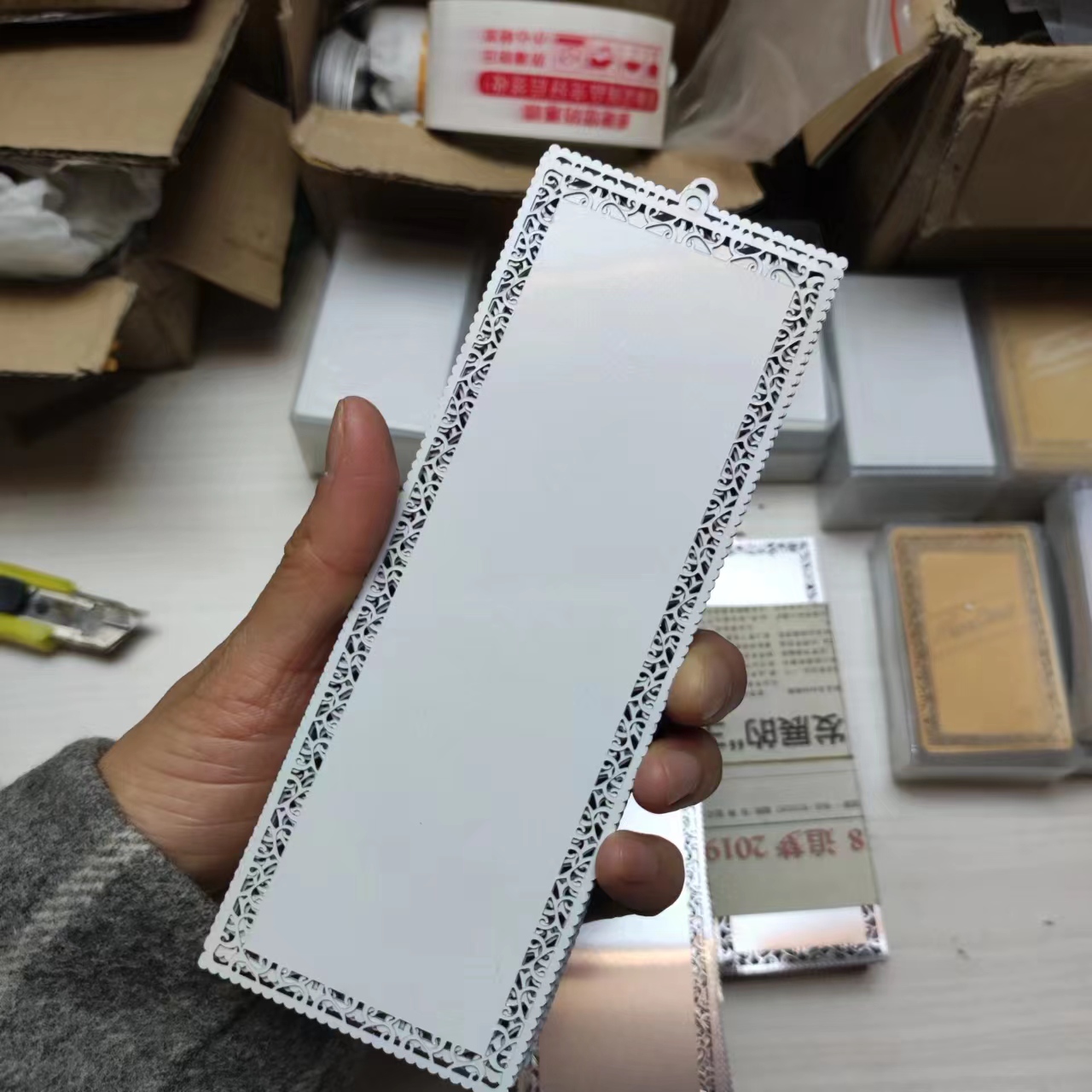 100pcs Blank Sublimation Metal - Puzzle Blank White recensie en prijs