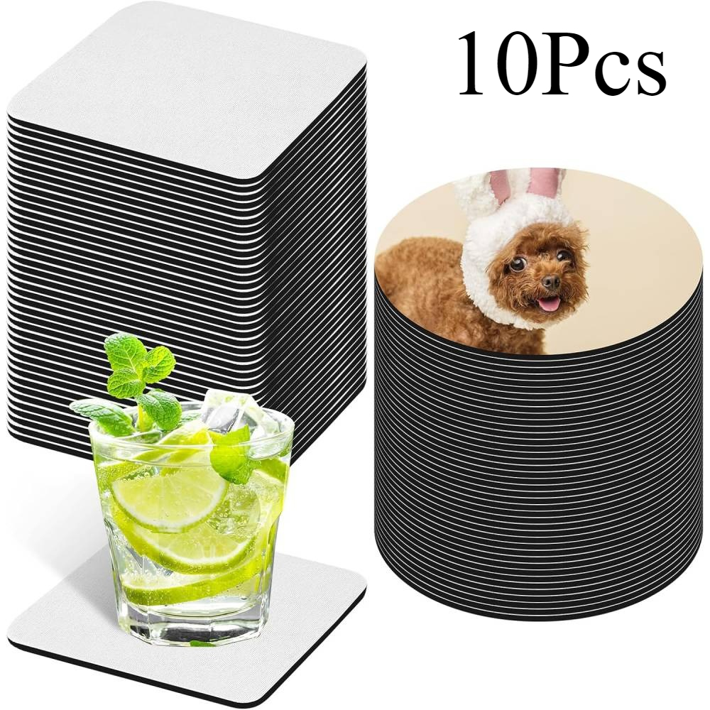 10 Pcs Sublimation Coasters Bl - Coaster Sublimation Blank recensie en prijs