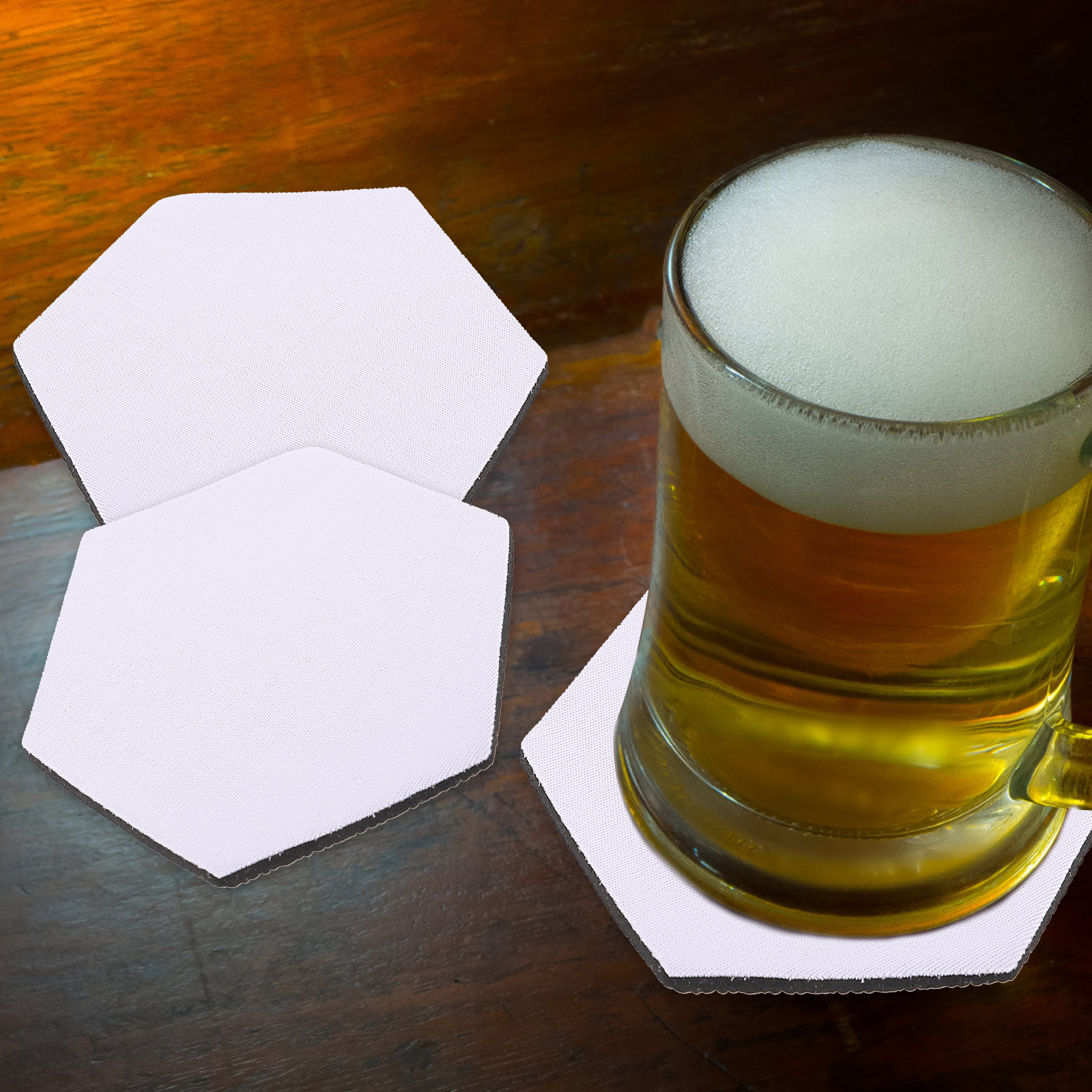 10Pcs Sublimation Blank Cup Co - Coaster Sublimation Blank recensie en prijs