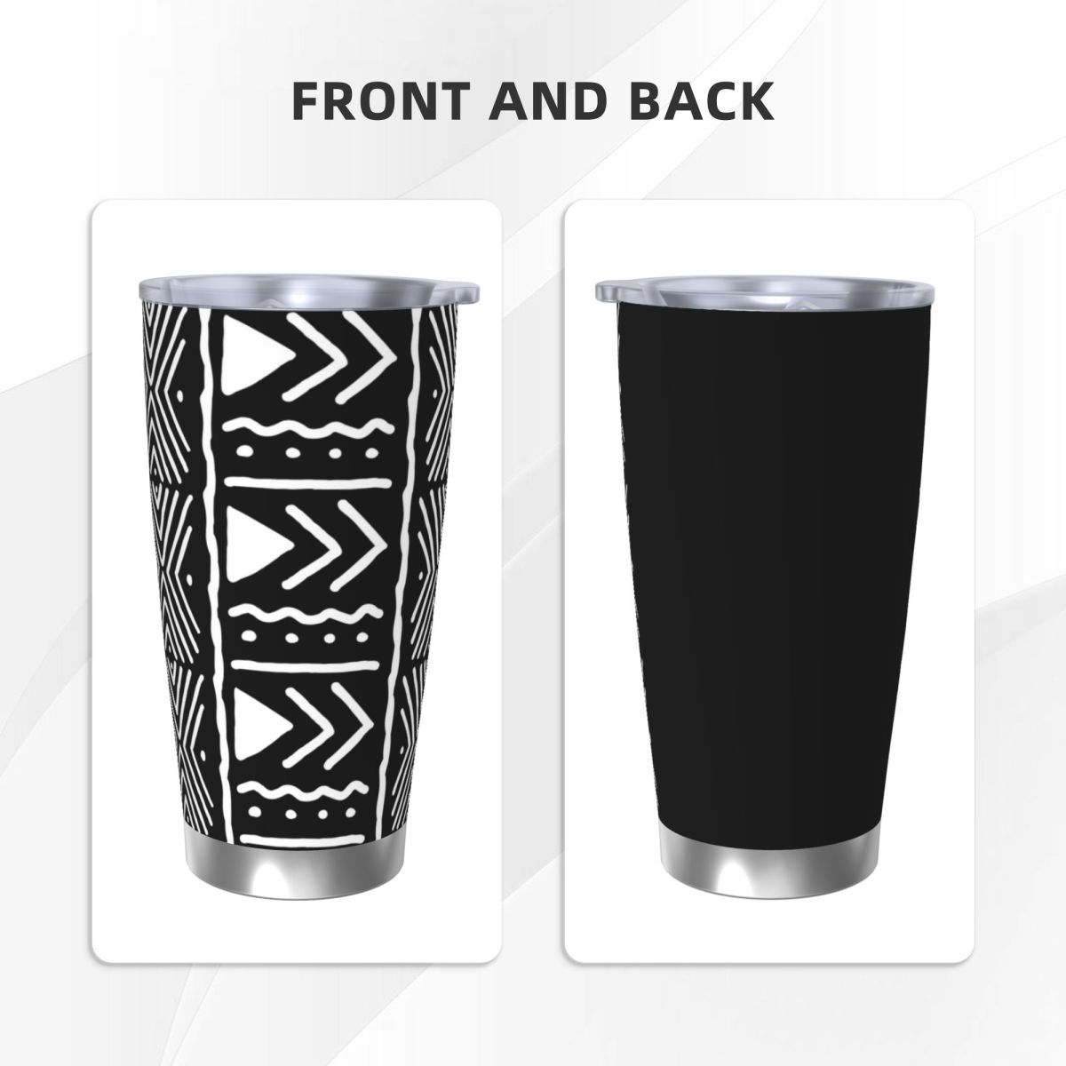 Black And White African Bogola - Tumbler 20Oz White recensie en prijs