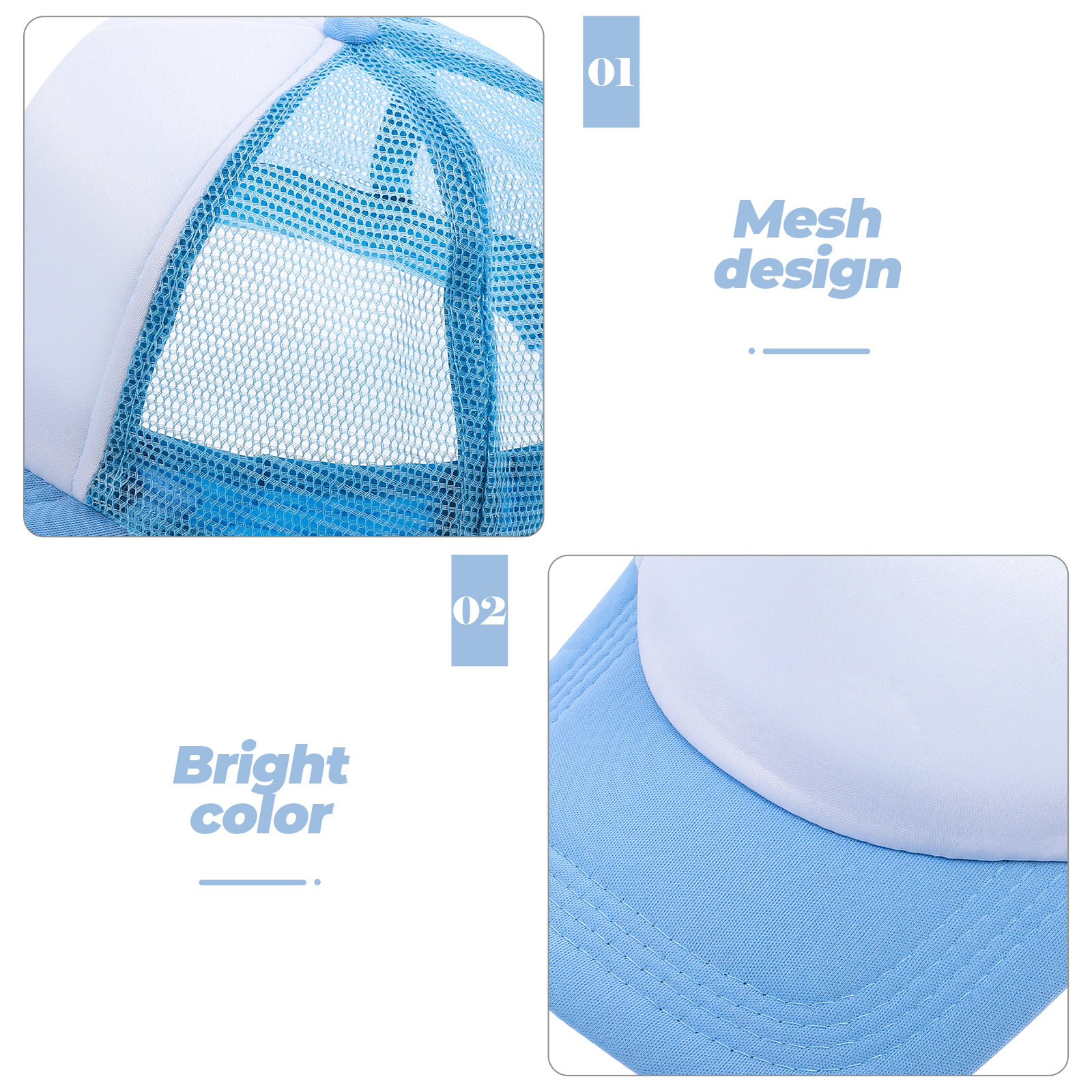 10Pcs Mesh Baseball Hat Blank  - Hat Sublimation Blank recensie en prijs