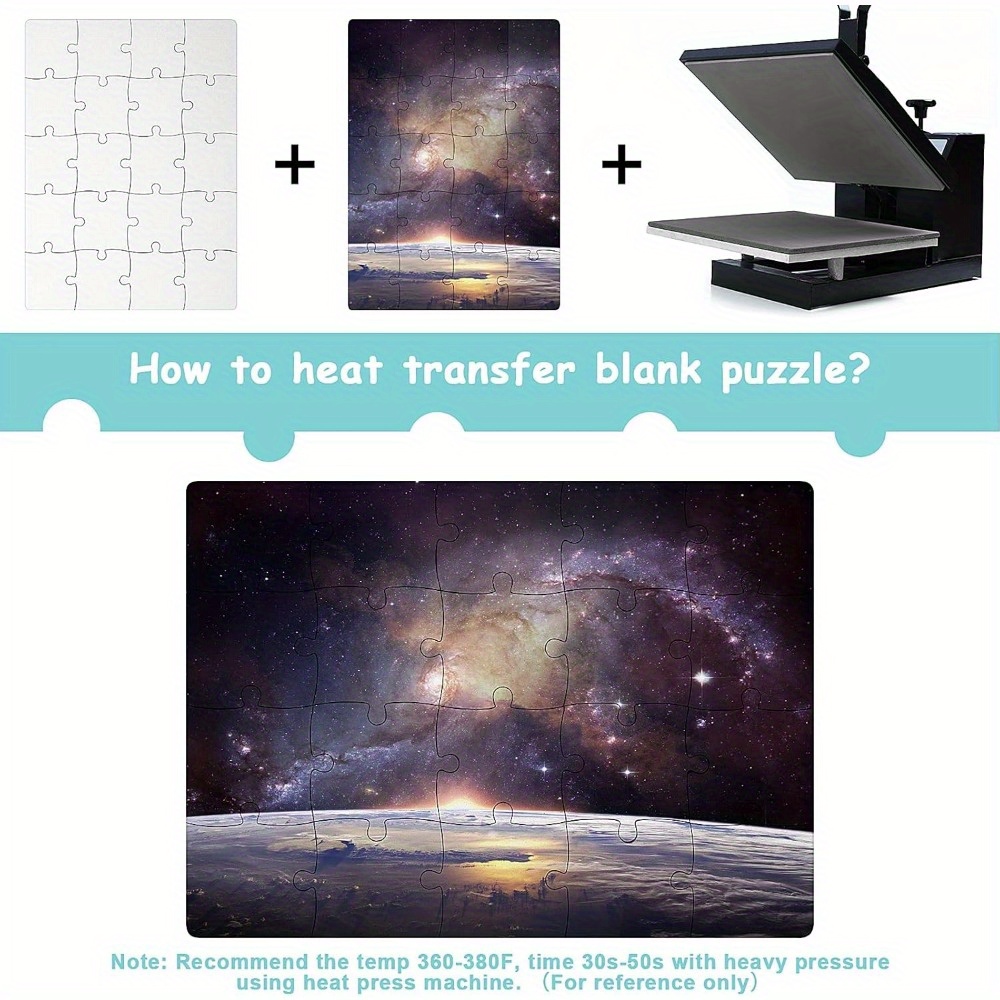 6pcs Sublimation Blank Puzzles - Puzzle Blank White recensie en prijs