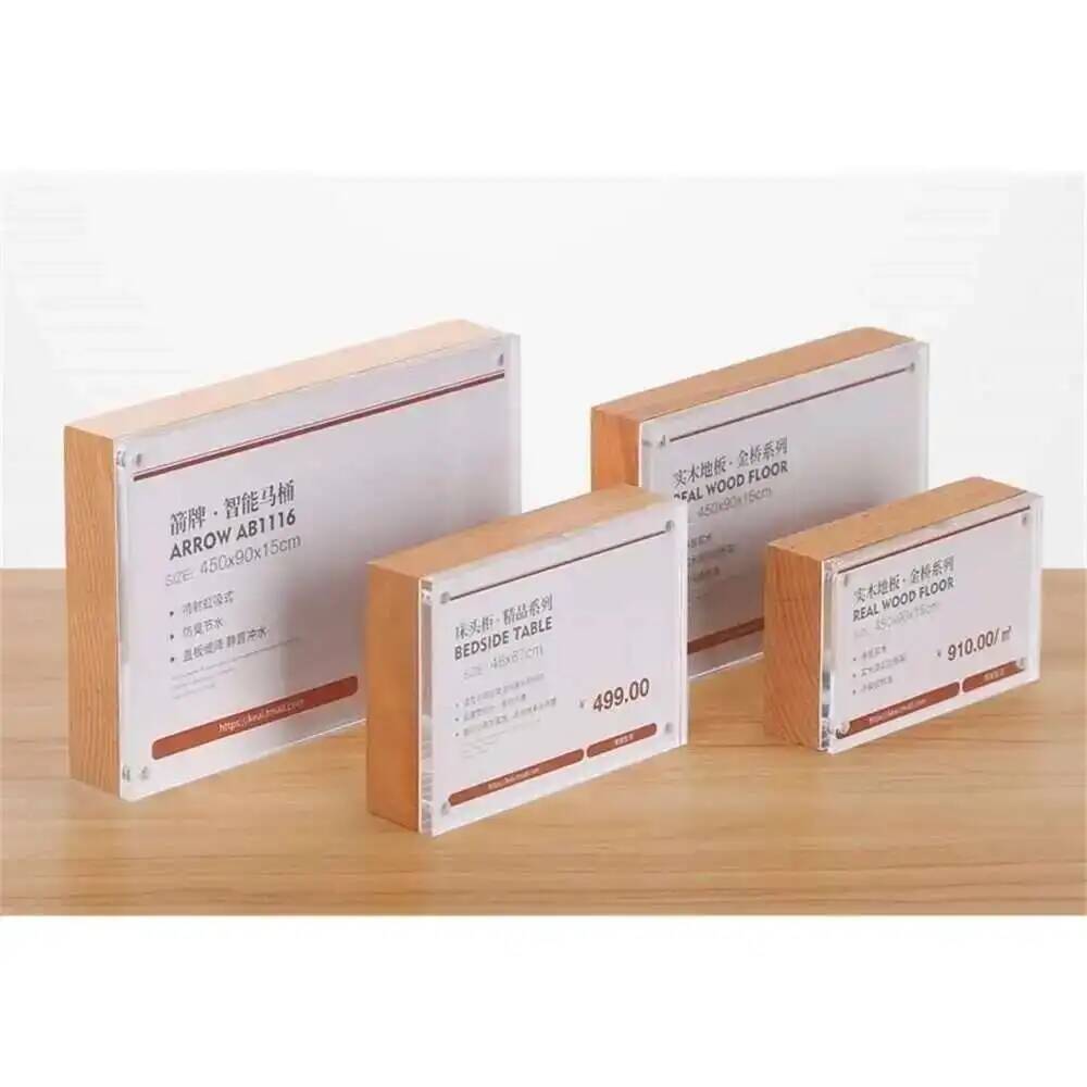 Desk Price Card Display Magnet - Photo Acrylic Block recensie en prijs