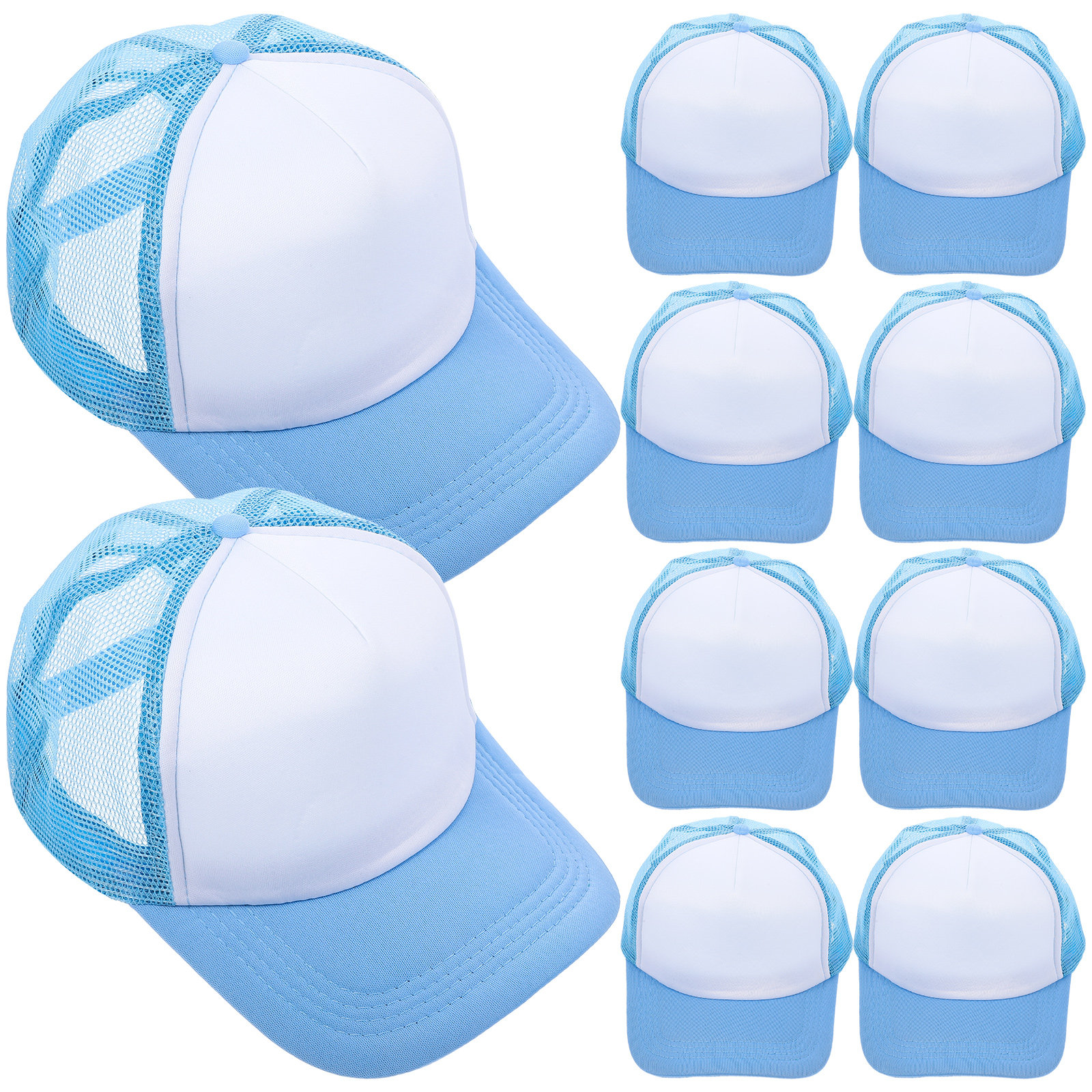 10Pcs Blank Baseball Hats Mesh - Hat Sublimation Blank recensie en prijs