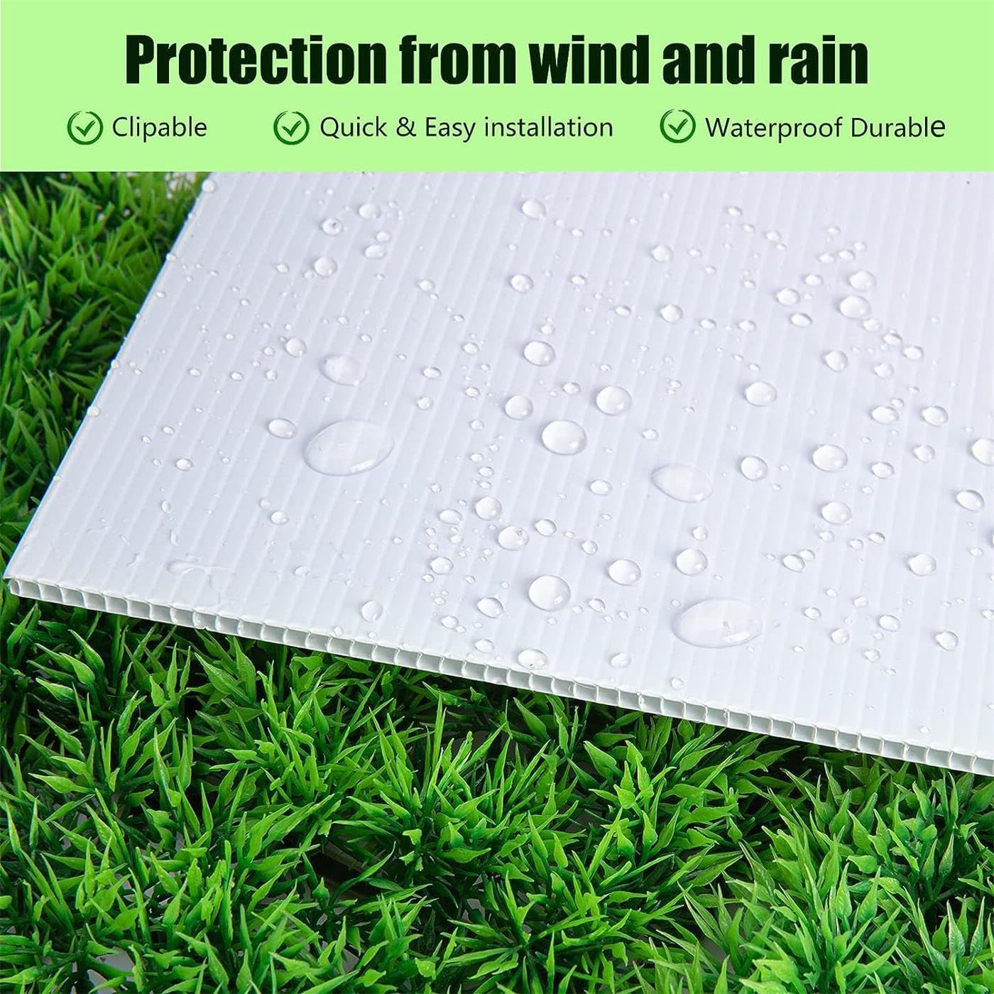 6 Pack 24x18 White Blank Lawn  - Yard Sign Blank recensie en prijs