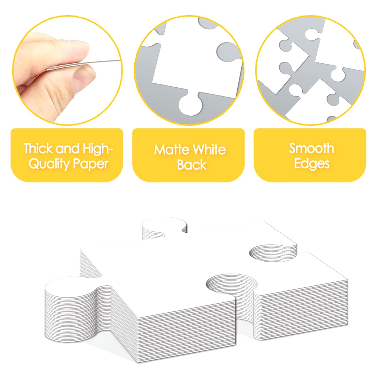 White Cardboard Blank Jigsaw P - Puzzle Blank White recensie en prijs