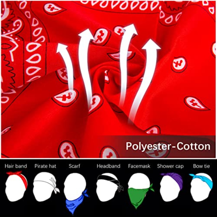 12- Bandanas for Men Women Pai - Bandana Blank White recensie en prijs