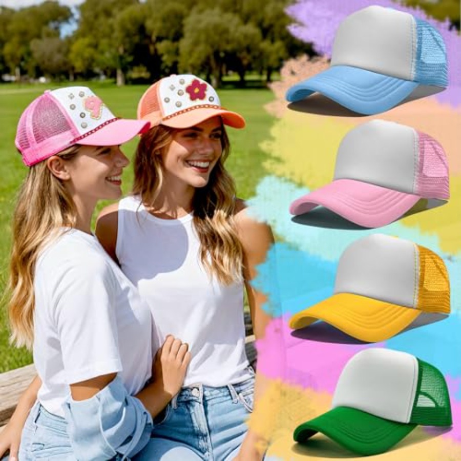 10 Pack Blank Trucker Hats DIY - Hat Sublimation Blank recensie en prijs