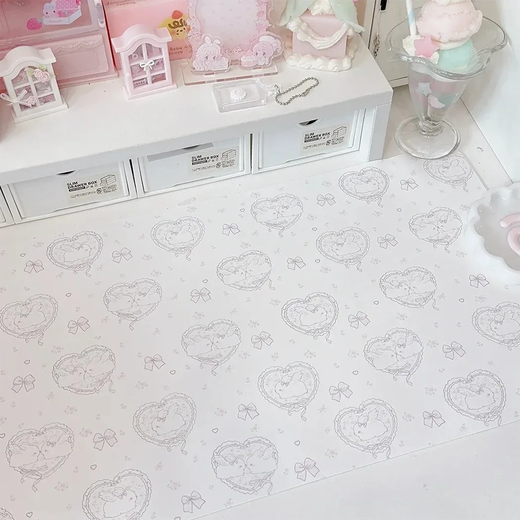 Kawaii Pink Rabbit Girl Heart  - Mouse Pad Blank Sublimation recensie en prijs