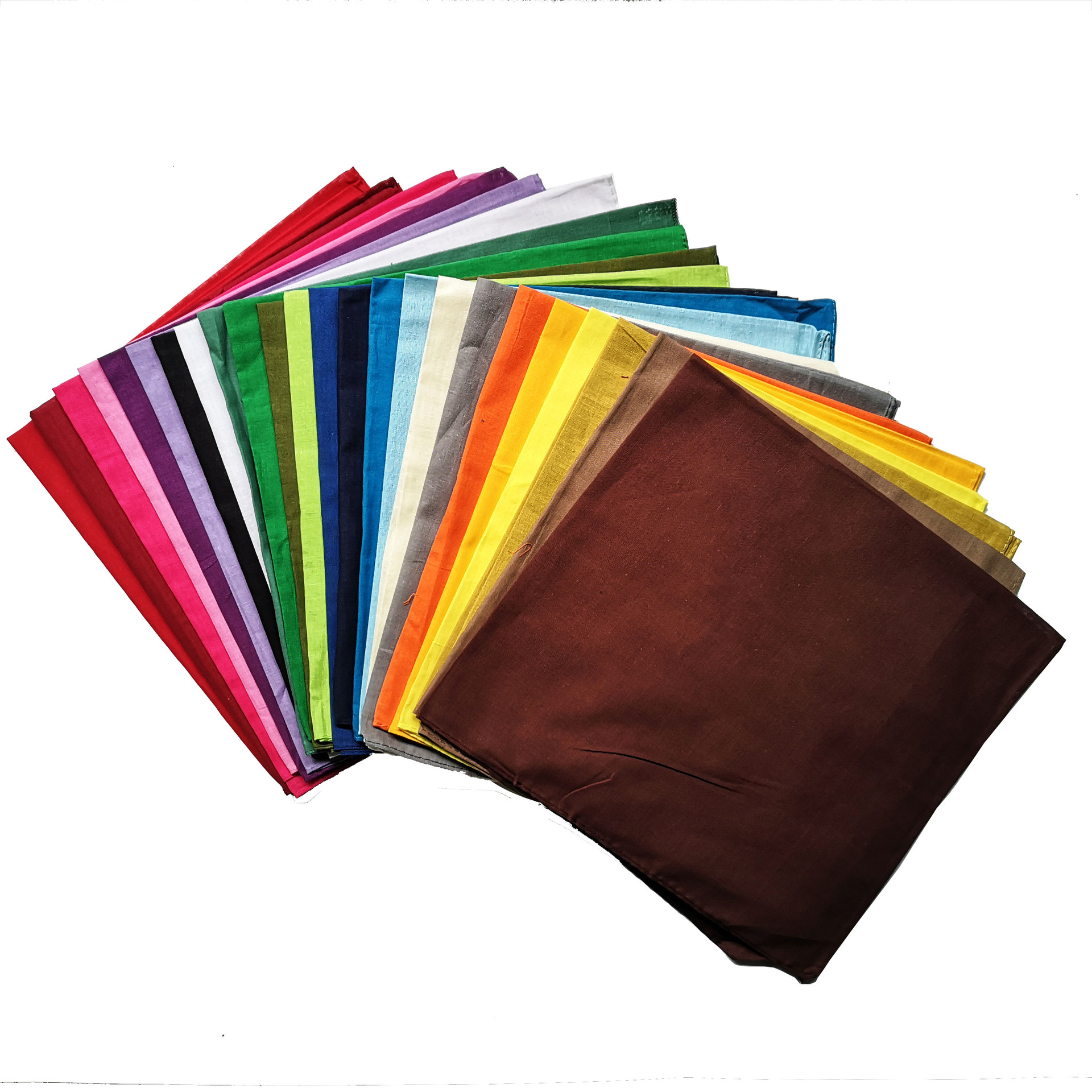 100%Cotton Cotton solid color  - Bandana Blank White recensie en prijs