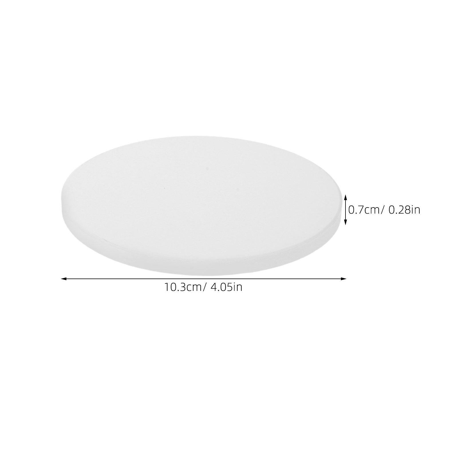 12Pcs White Round Ceramic Coas - Coaster Sublimation Blank recensie en prijs