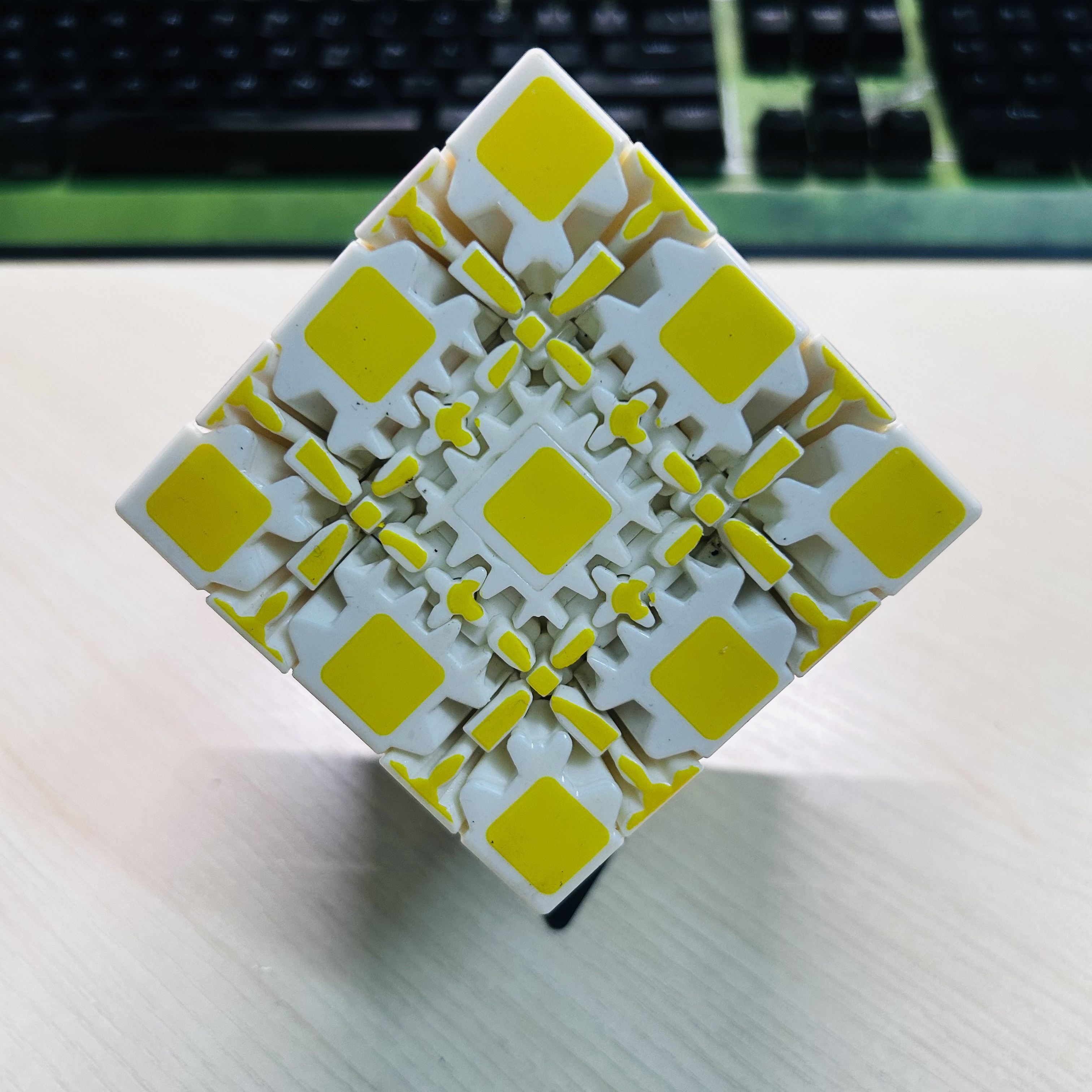Collection Cube 5x5 Gear Cube  - Puzzle Blank White recensie en prijs