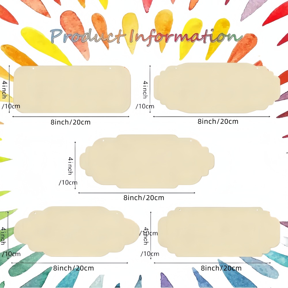 Blank Rectangle Oval Hanging W - Yard Sign Blank recensie en prijs