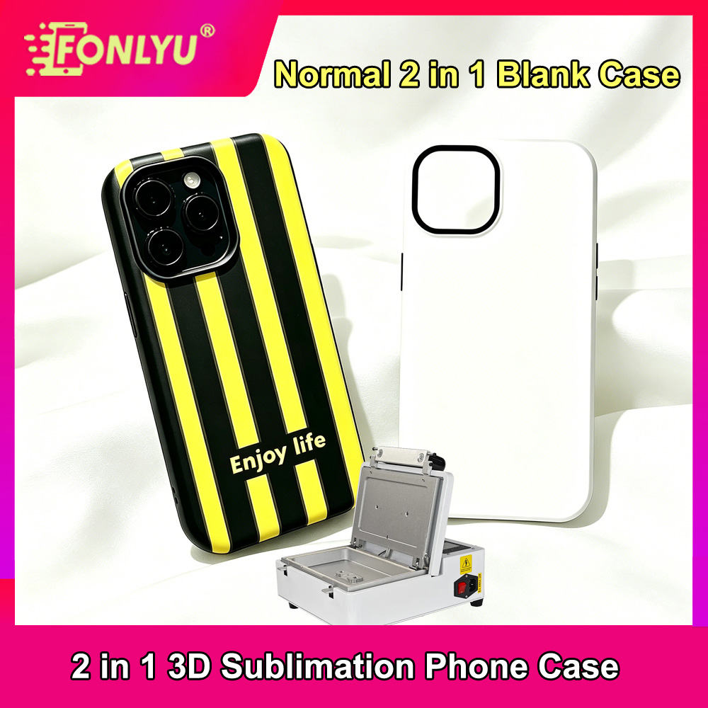 FONLYU 10pc 2 in 1 Blank Phone - Phone Case Blank Print recensie en prijs