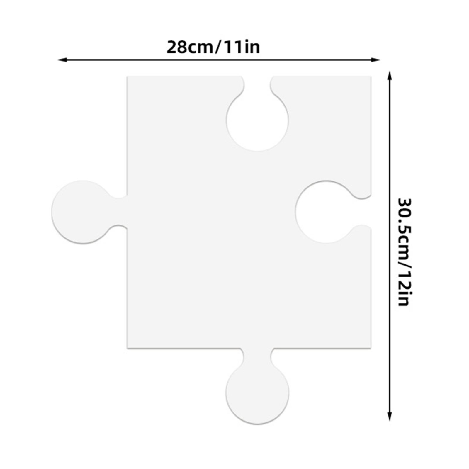 24Pcs White Cardboard Blank Ji - Puzzle Blank White recensie en prijs